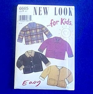 New Look for Kids EASY jacket. Sz 2-7